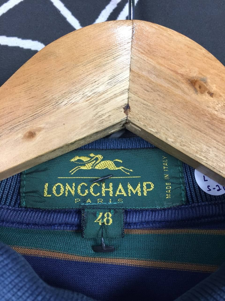 Longchamp × Vintage Vtg Longchamp Paris Made In Italy Longsleeve Polo Tee Size US M / EU 48-50 / 2 - 13 Thumbnail