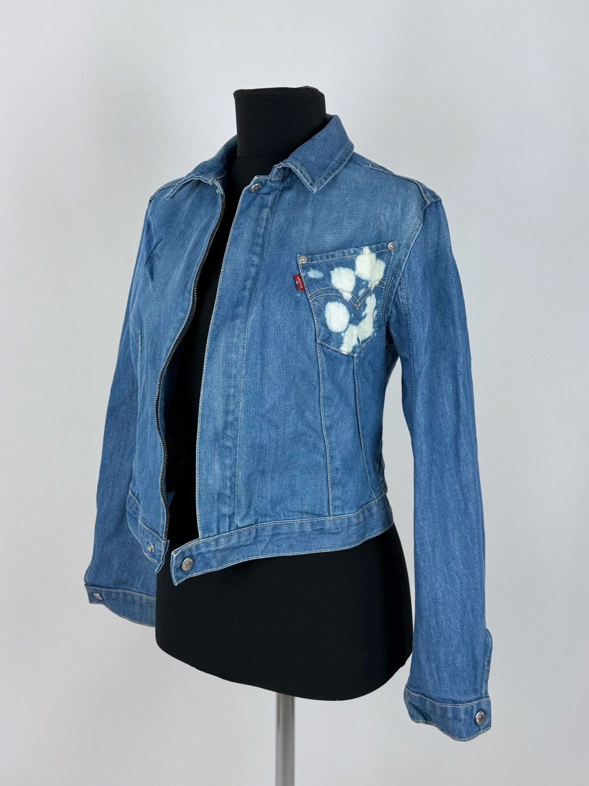 Levi's Levi’s Engineered Cropped Denim Chest Pocket Jacket Size S / US 4 / IT 40 - 1 Thumbnail