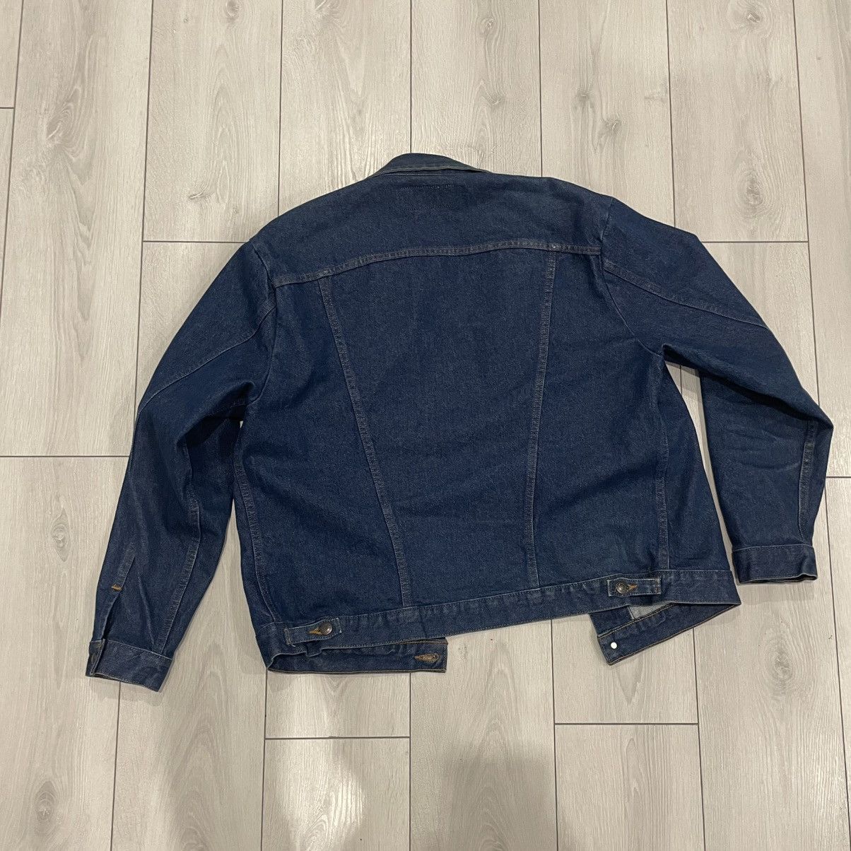 Vintage × Wrangler 80s Vintage Wrangler M-159 Western Denim Jeans Jacket bomber Size US L / EU 52-54 / 3 - 7 Thumbnail