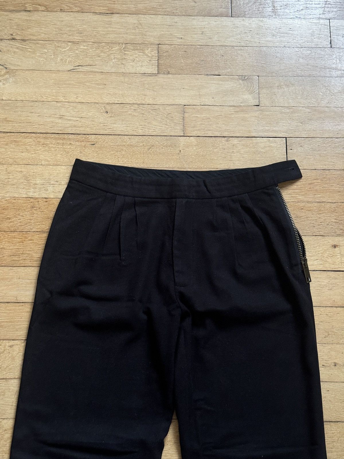 Raf Simons Raf Simons AW 2001-2002 Pleated Wool Trousers Size 46R - 2 Thumbnail