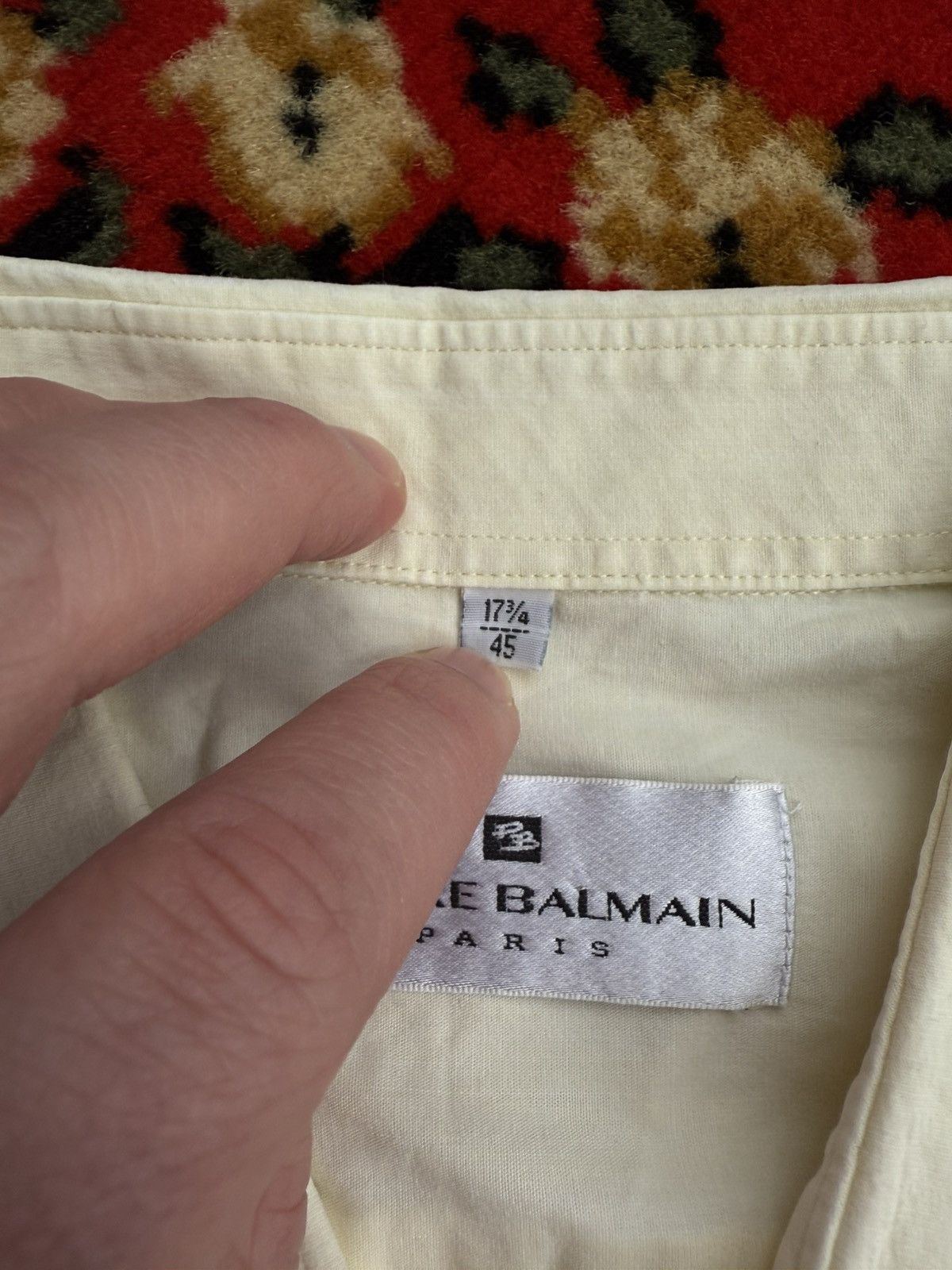 Pierre Balmain Vintage Pierre Balmain Button Shirt Size US XXL / EU 58 / 5 - 5 Thumbnail