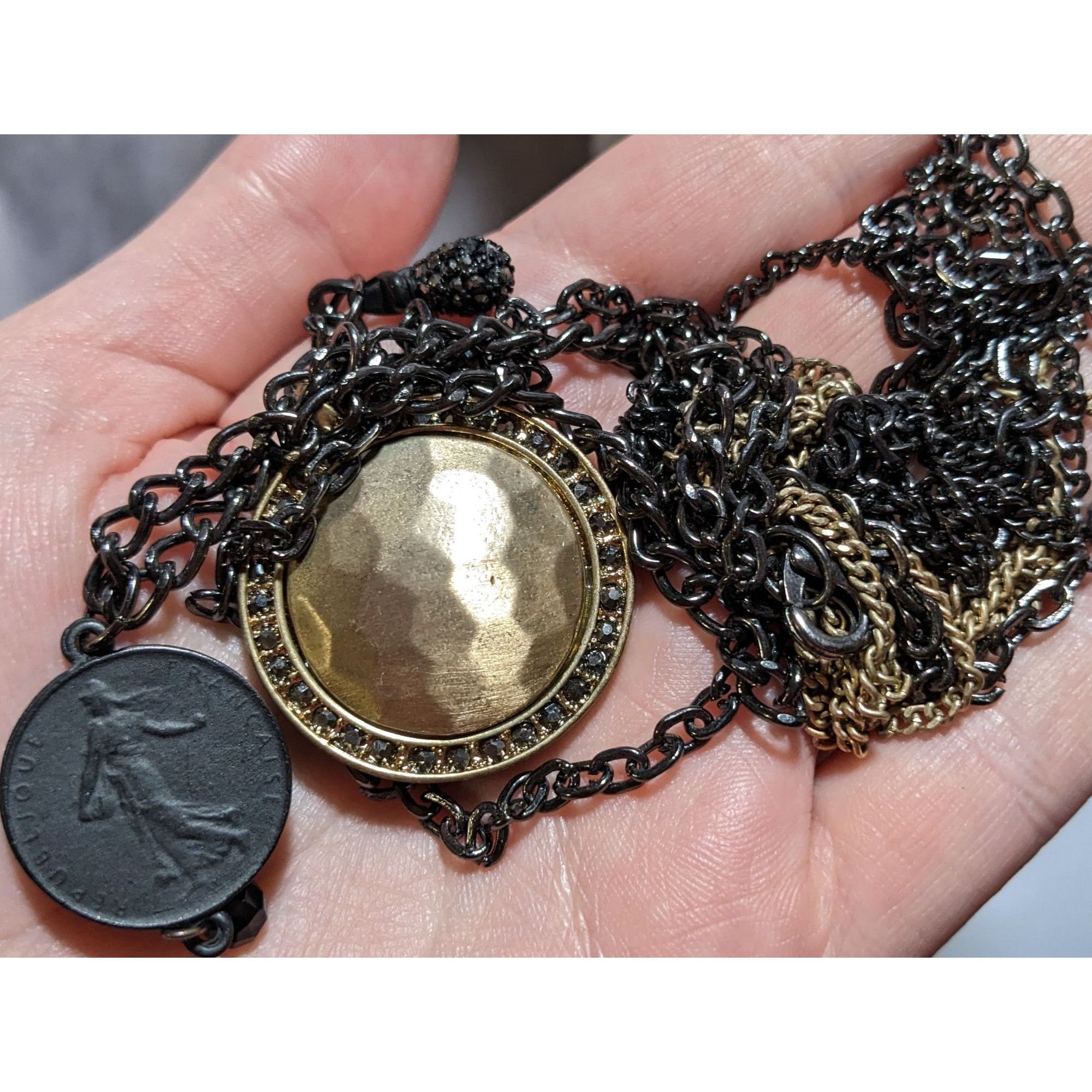 Other Multilayer Medallion Necklace Size ONE SIZE - 3 Thumbnail