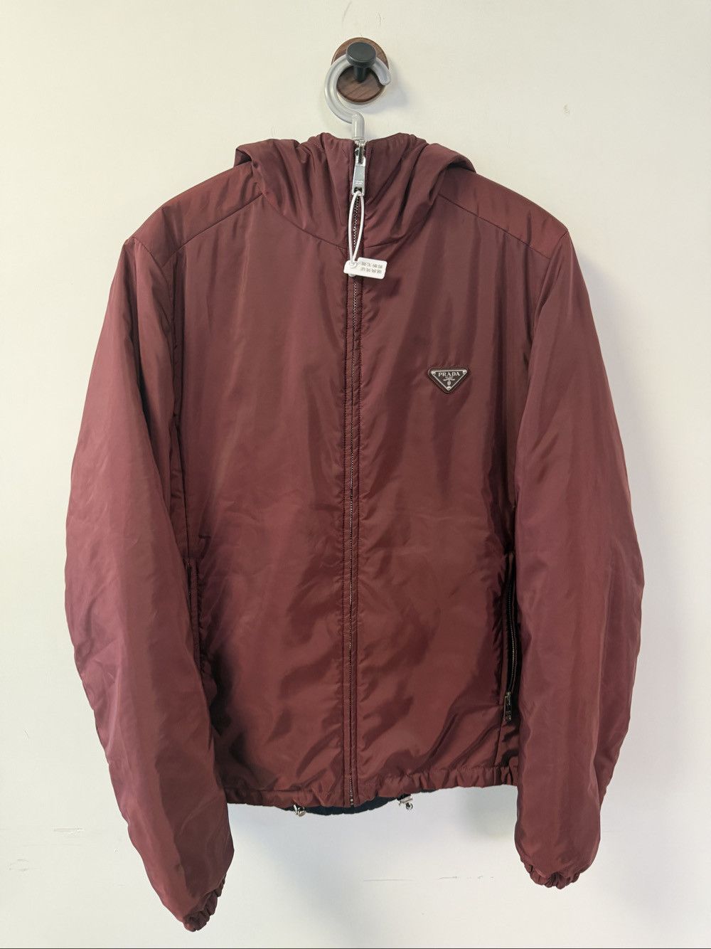 Prada Prada Hooded Jacket Red Size 50 Size US M / EU 48-50 / 2 - 1 Thumbnail
