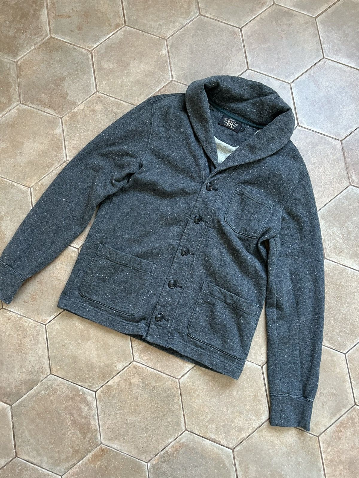RRL Ralph Lauren RRL Ralph Lauren Double Shawn Collar Cardigan Jacket Size US S / EU 44-46 / 1 - 2 Thumbnail