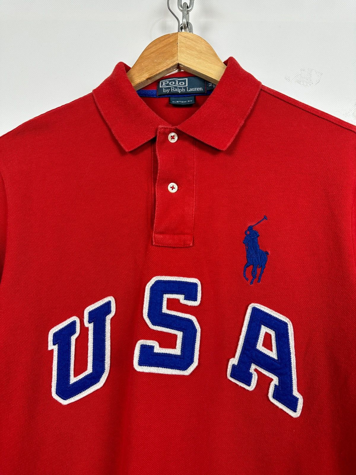 Polo Ralph Lauren Vintage Polo Ralph Lauren USA #3 Rugby Polo Shirt Chief Keef Size US M / EU 48-50 / 2 - 7 Thumbnail