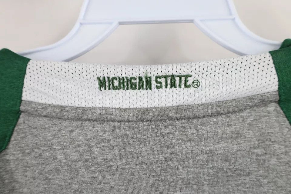 Nike × Vintage Vintage Nike Mini Swoosh Michigan State University T-Shirt Size US XL / EU 56 / 4 - 11 Thumbnail