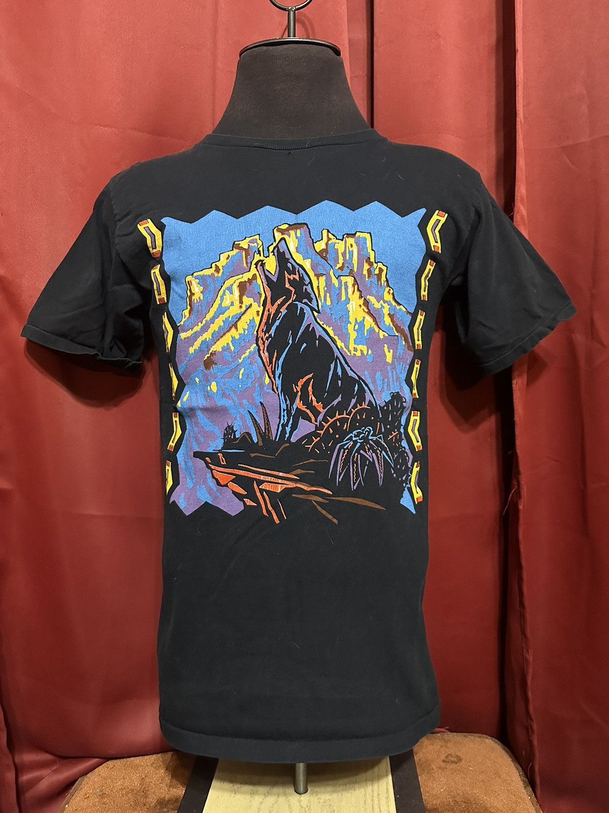 Other Vintage Peyote Wolf Tshirt 90’s Art Tee Animal Nature Grail Size US L / EU 52-54 / 3 - 2 Thumbnail
