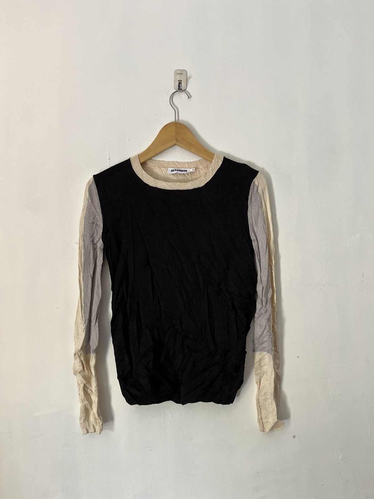 Jil Sander Jil sander by raf simons color block knit sweatshirt Size XXS / US 00 / IT 34 - 1 Thumbnail