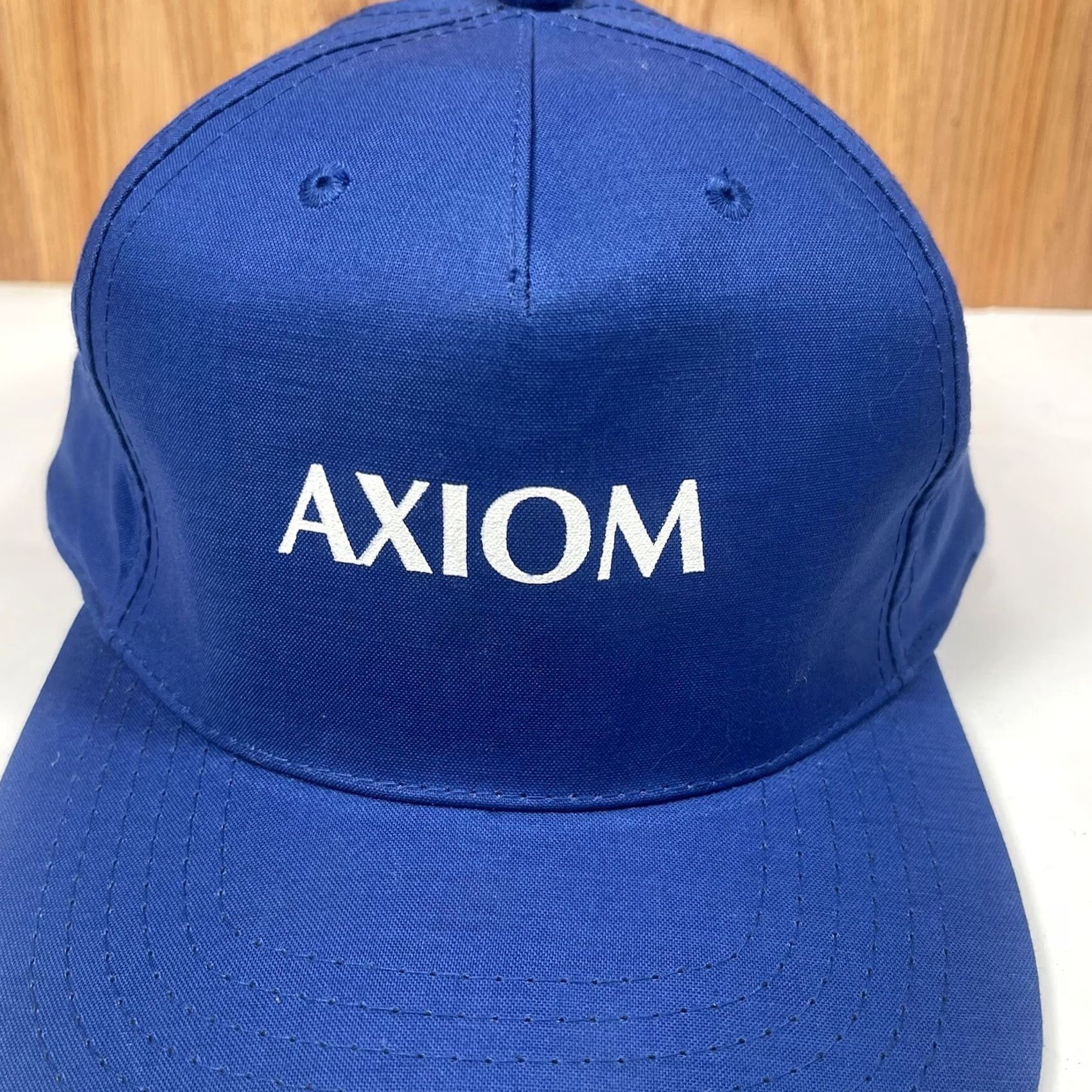 Vintage HIT Adult Adjustable Snapback Trucker Baseball Hat Cap Solid Blue Cotton | Casual Mens Hat Size ONE SIZE - 3 Thumbnail