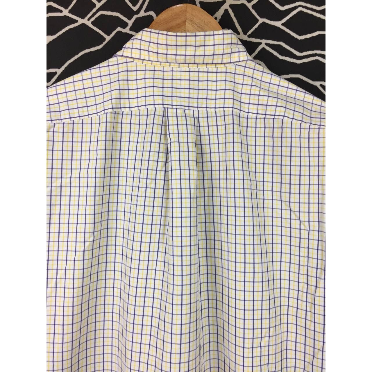 Ralph Lauren × Vintage Vtg Ralph Lauren Blake Two-Ply Cotton Plaid Shirt Size US L / EU 52-54 / 3 - 7 Thumbnail