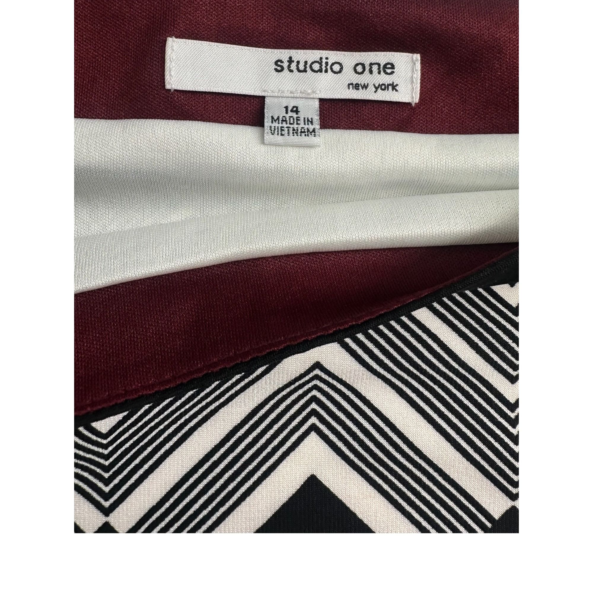 Other Studio One New York Women’s Geometric Sheath Dress 14 Cold S Size XL / US 12-14 / IT 48-50 - 6 Thumbnail