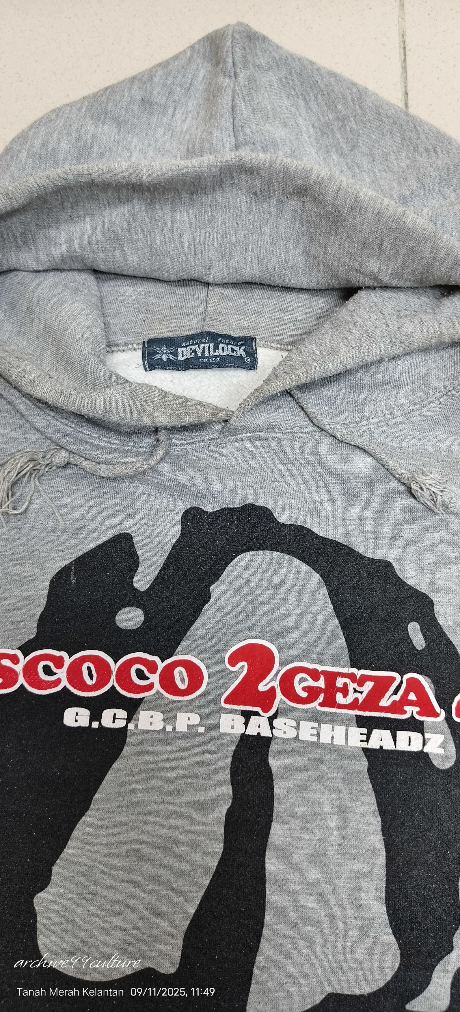 Devilock 90's VINTAGE Gas Boys Cocobat Devilock hoodie Size US M / EU 48-50 / 2 - 9 Thumbnail