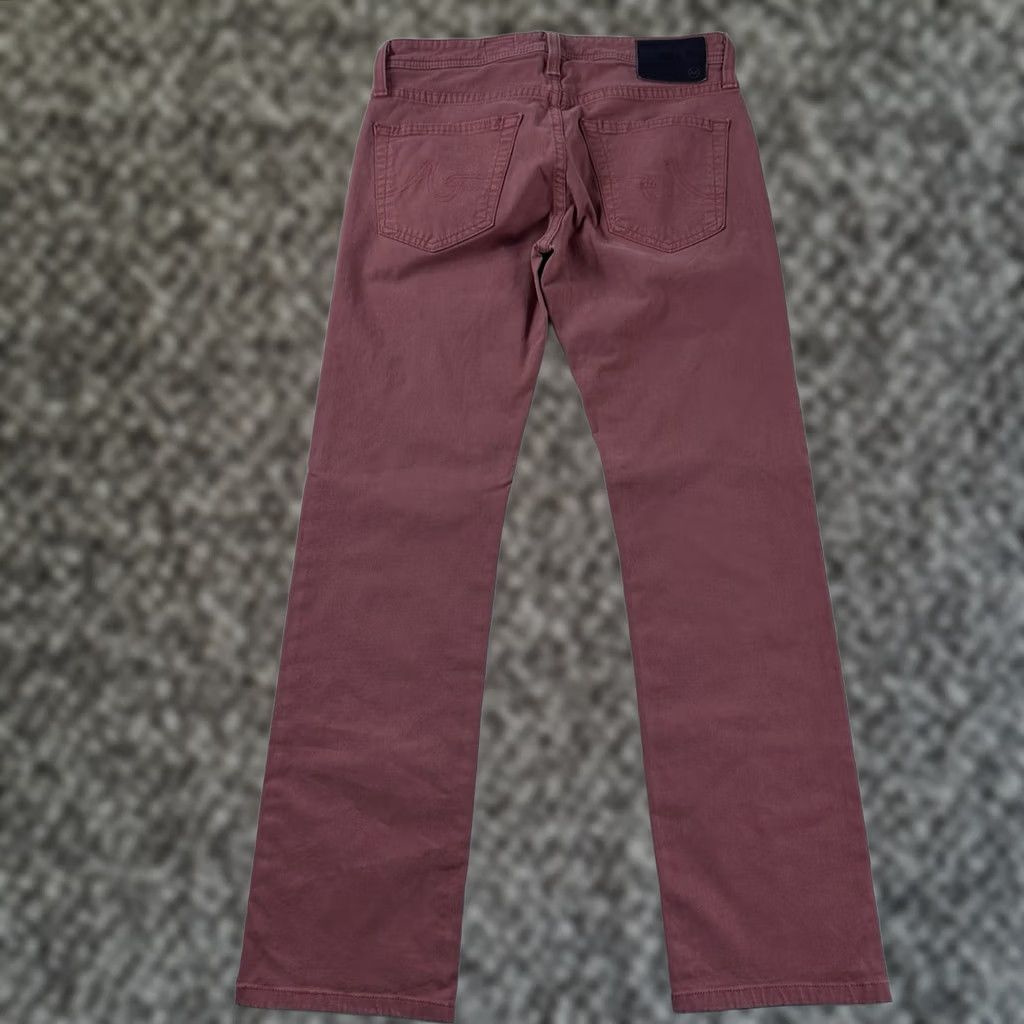 Vintage AG Adriano Goldschmied The MatchBox Slim Straight Jeans Pants Mens 29x28 Coral Size US 29 - 1 Thumbnail