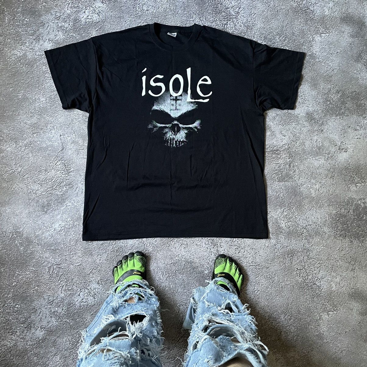 Vintage Vintage Y2K Isole Graphic Tee Creepy Horror Skate Faded XXL Size US XXL / EU 58 / 5 - 1 Thumbnail