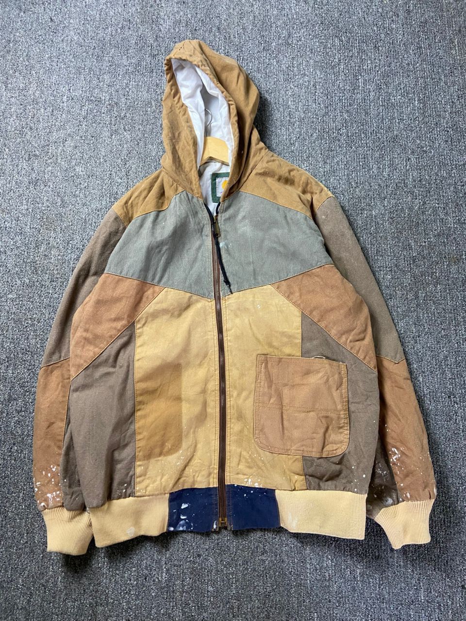 Carhartt Carhartt Reworked Patchwork Canvas Jacket (203) Size US S / EU 44-46 / 1 - 1 Thumbnail