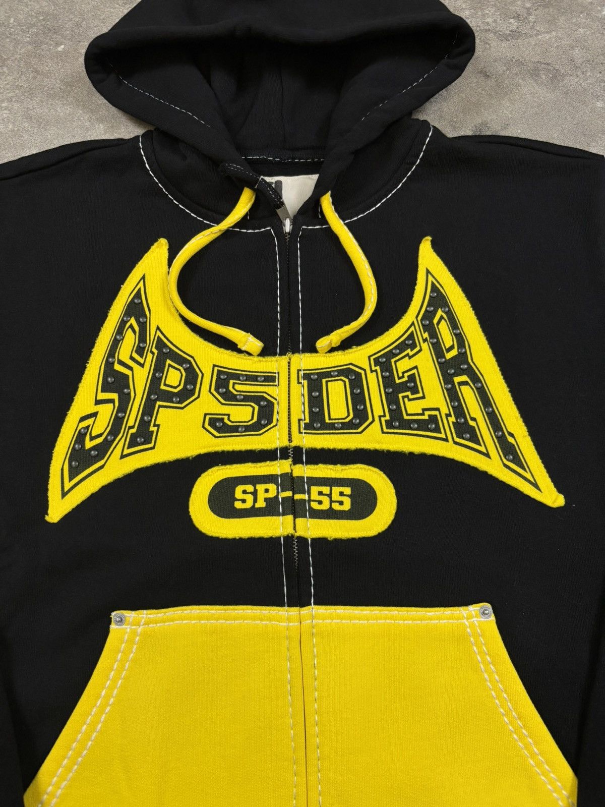 Sp5der Sp5der T&F Zip Hoodie, Black Size US XL / EU 56 / 4 - 3 Thumbnail
