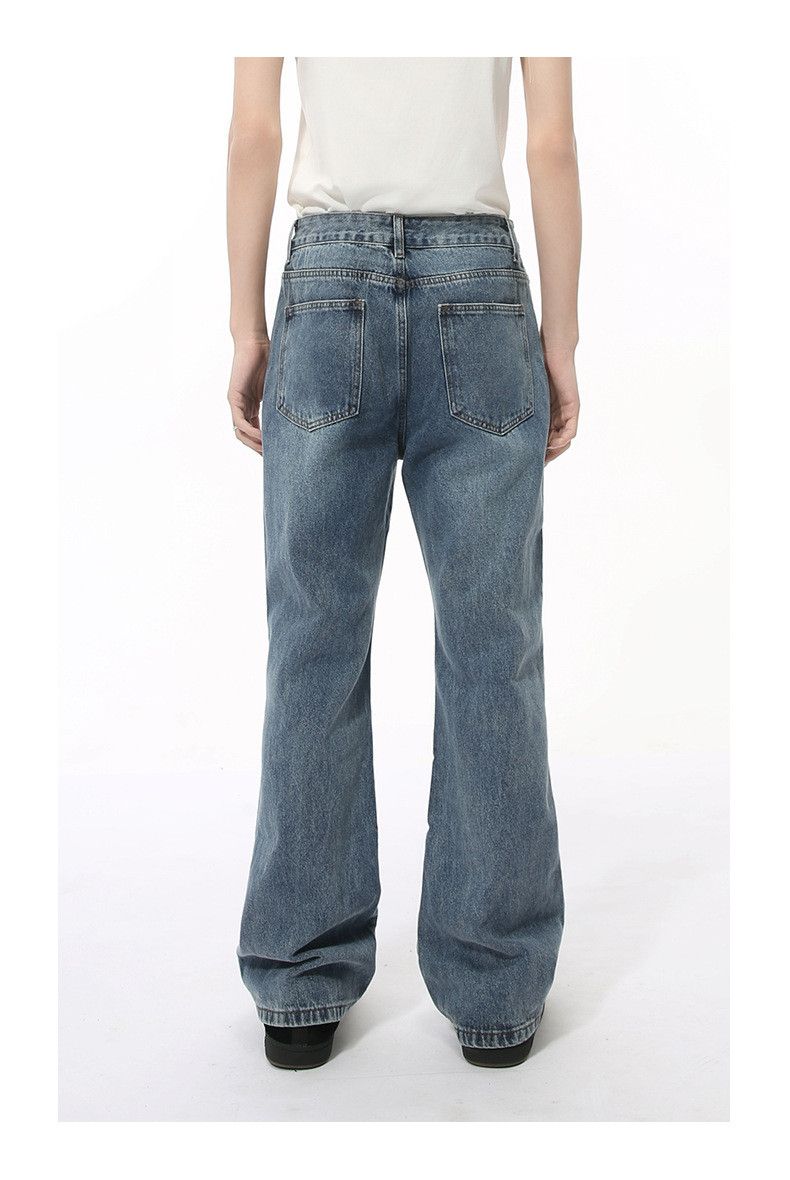Japanese Brand × Jean Japanese style pleated personalized design flared jeans Size US 32 / EU 48 - 5 Thumbnail