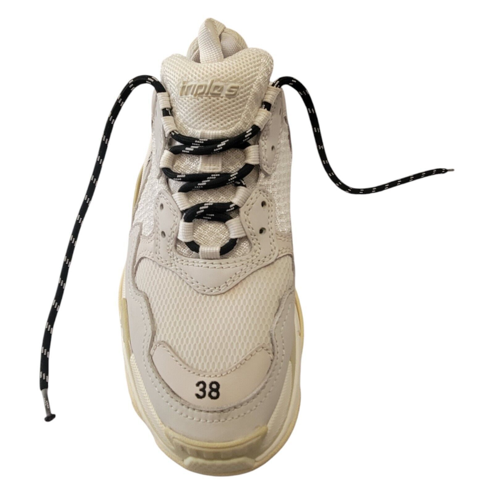 Balenciaga BALENCIAGA Men Sneakers Triple S White Size EU 38 / US 8 Size US 8 / EU 41 - 8 Thumbnail