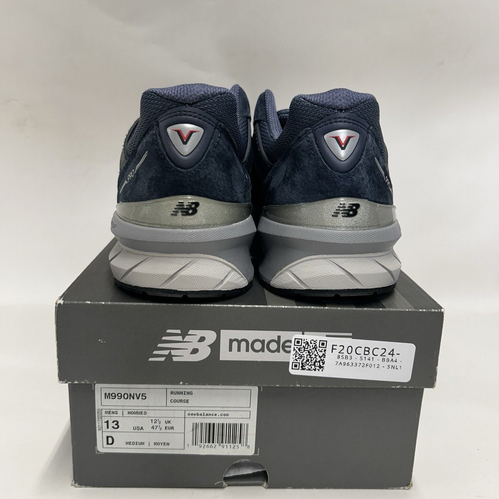 New Balance New Balance 990v5 Sneakers “Navy/Silver” M990NV5 Size US 13 / EU 46 - 4 Thumbnail