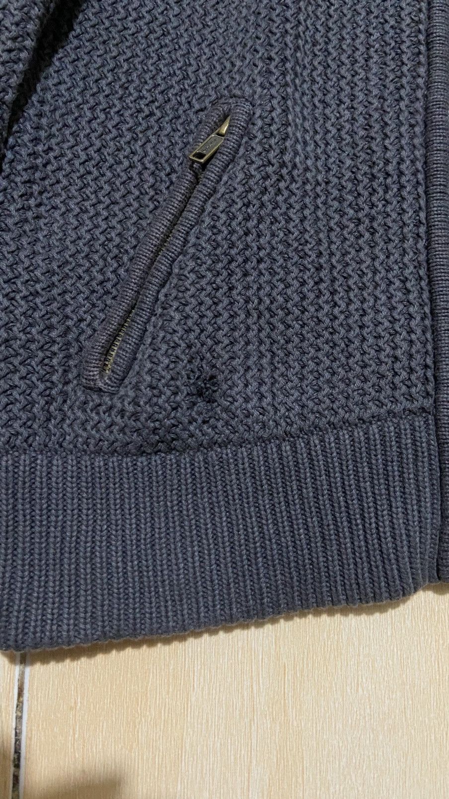 Levi's × Levi's Made & Crafted × Levi's Vintage Clothing Vintage Avant Garde Levis Fishnet Wool Knitwear Red Tab Size US L / EU 52-54 / 3 - 3 Thumbnail