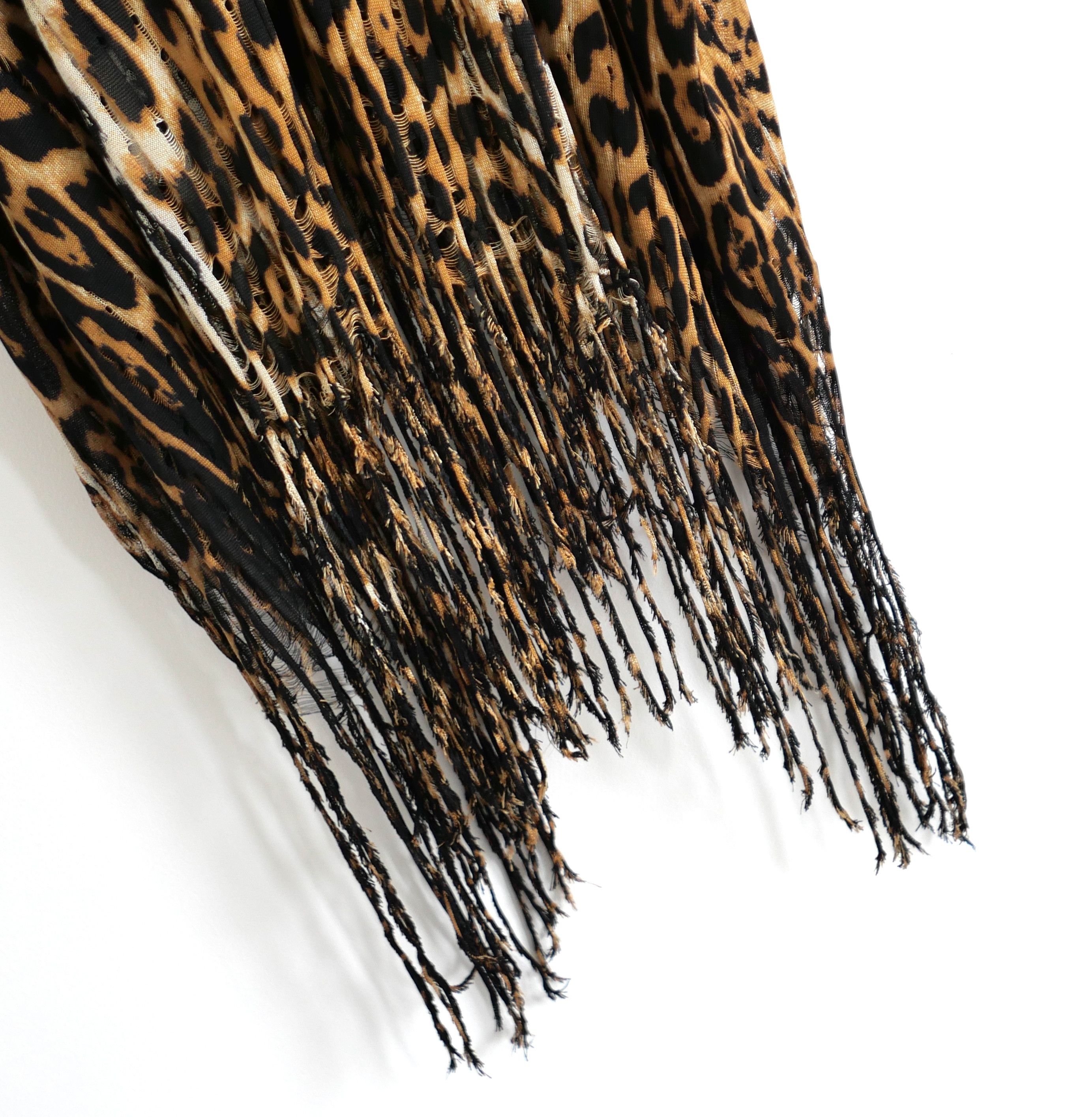Yves Saint Laurent Yves Saint Laurent Tom Ford Spring 2002 Leopard Kaftan Dress Size M / US 6-8 / IT 42-44 - 2 Thumbnail