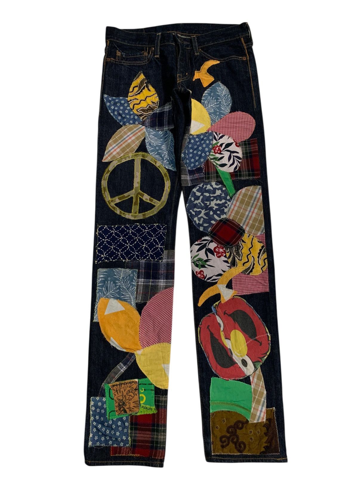 KAPITAL PATCHWORK HIPPIES STYLE REWORK JAPANESE INSANE DENIM