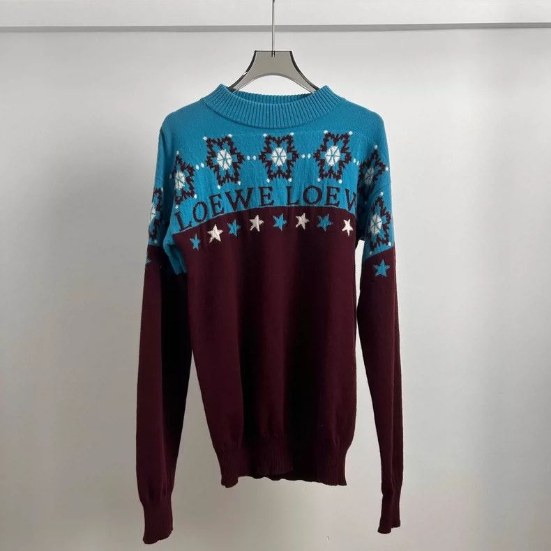 Loewe Loewe Colorful round neck cashmere sweater Size M / US 6-8 / IT 42-44 - 1 Thumbnail