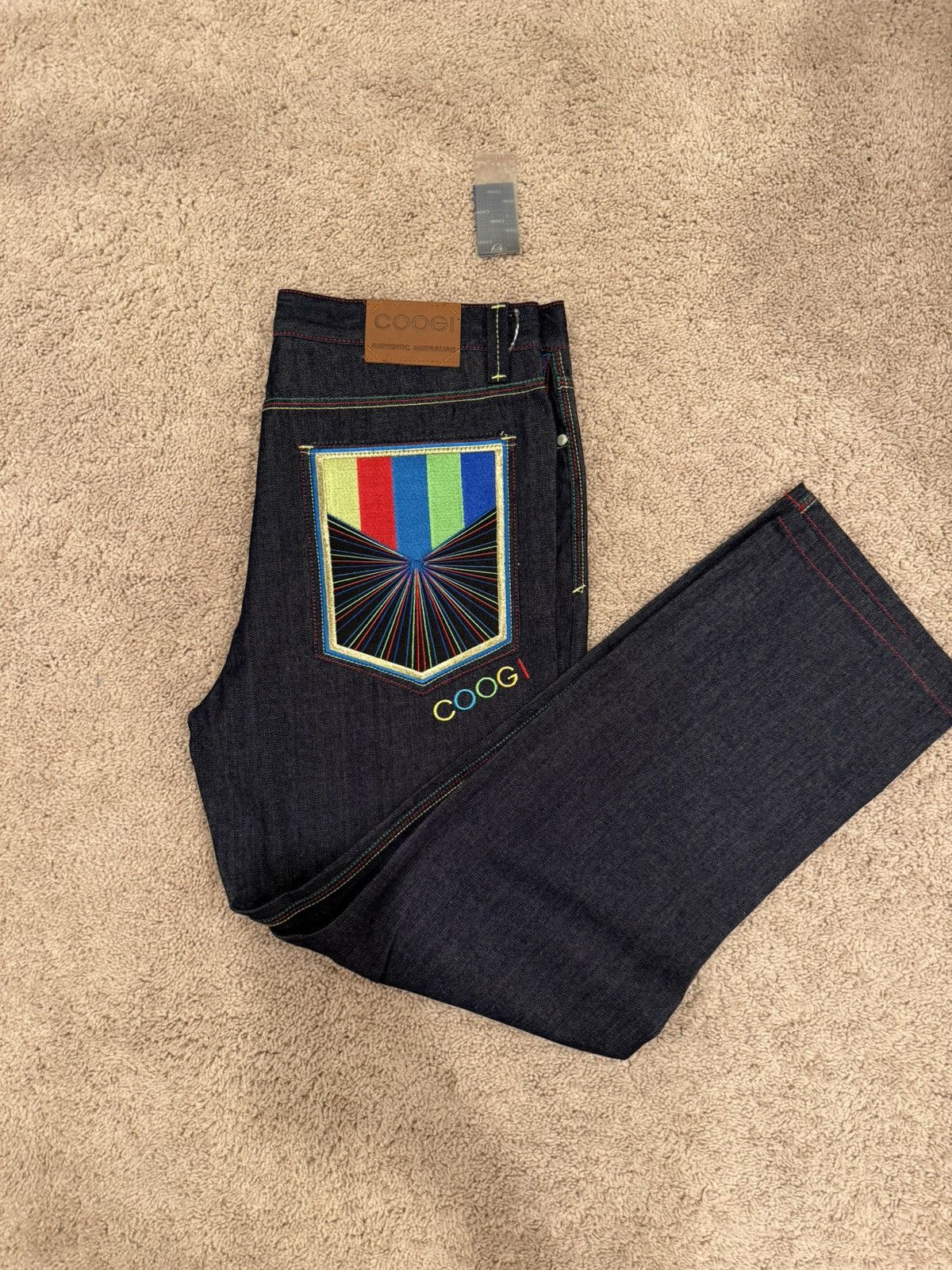 Coogi Coogi Wide Leg Embroidered Jeans Size US 38 / EU 54 - 1 Thumbnail