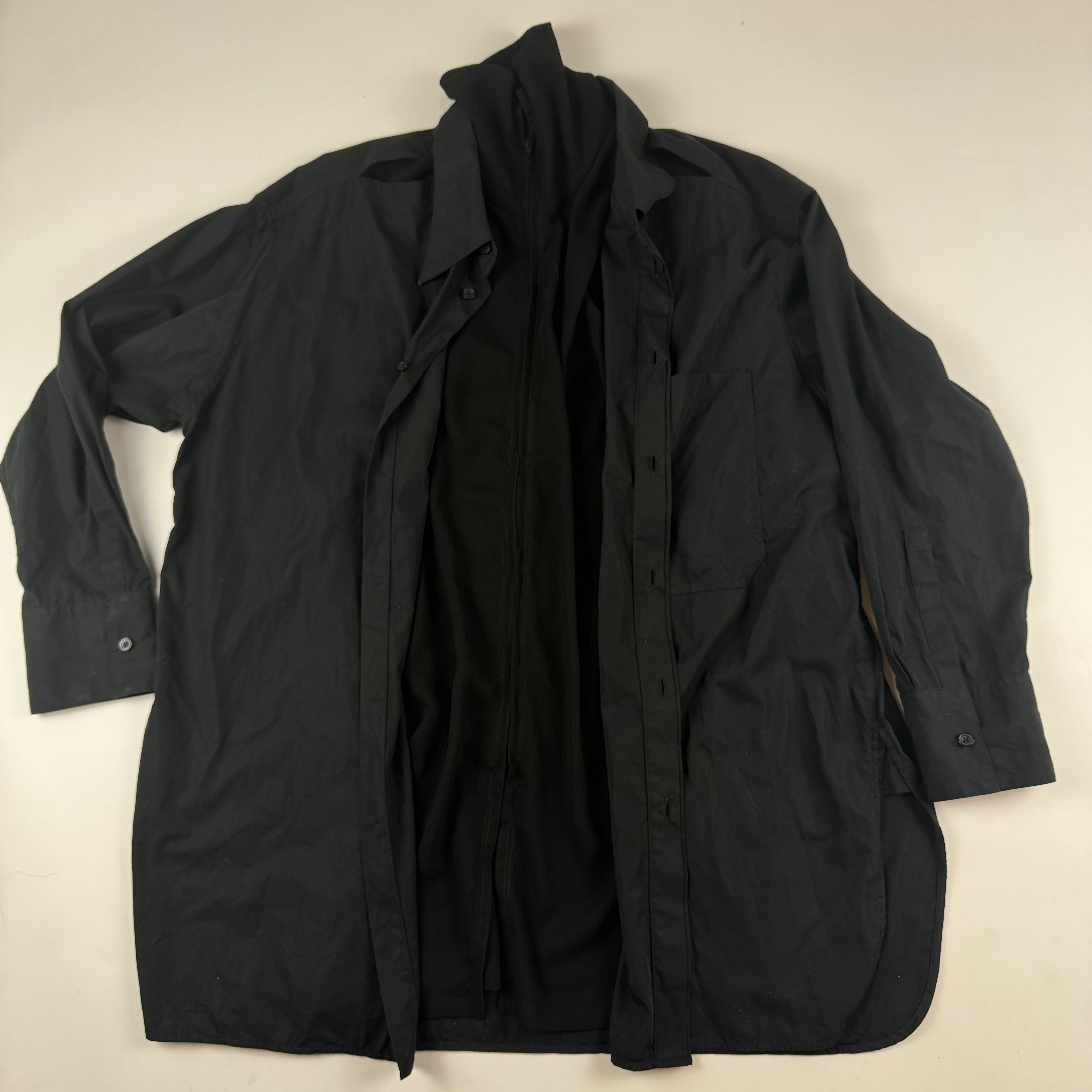 Yohji Yamamoto Double Layer Rayon Shirt Size US S / EU 44-46 / 1 - 2 Thumbnail