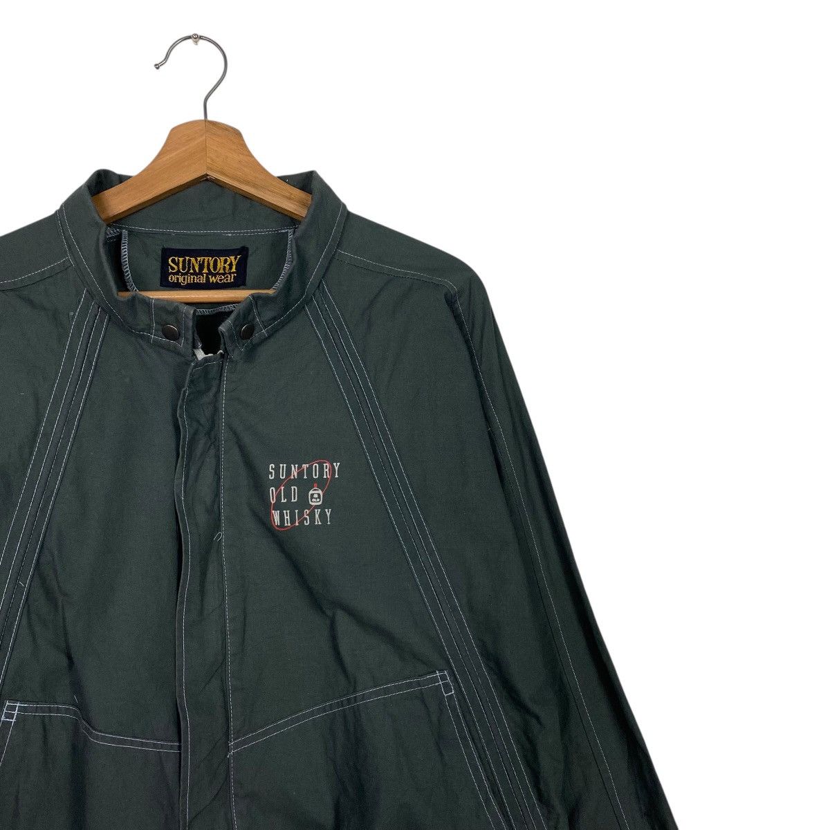 Japanese Brand Vintage 90's Suntory Boss Coffee Small Logo Zipper Jacket Size US M / EU 48-50 / 2 - 5 Thumbnail