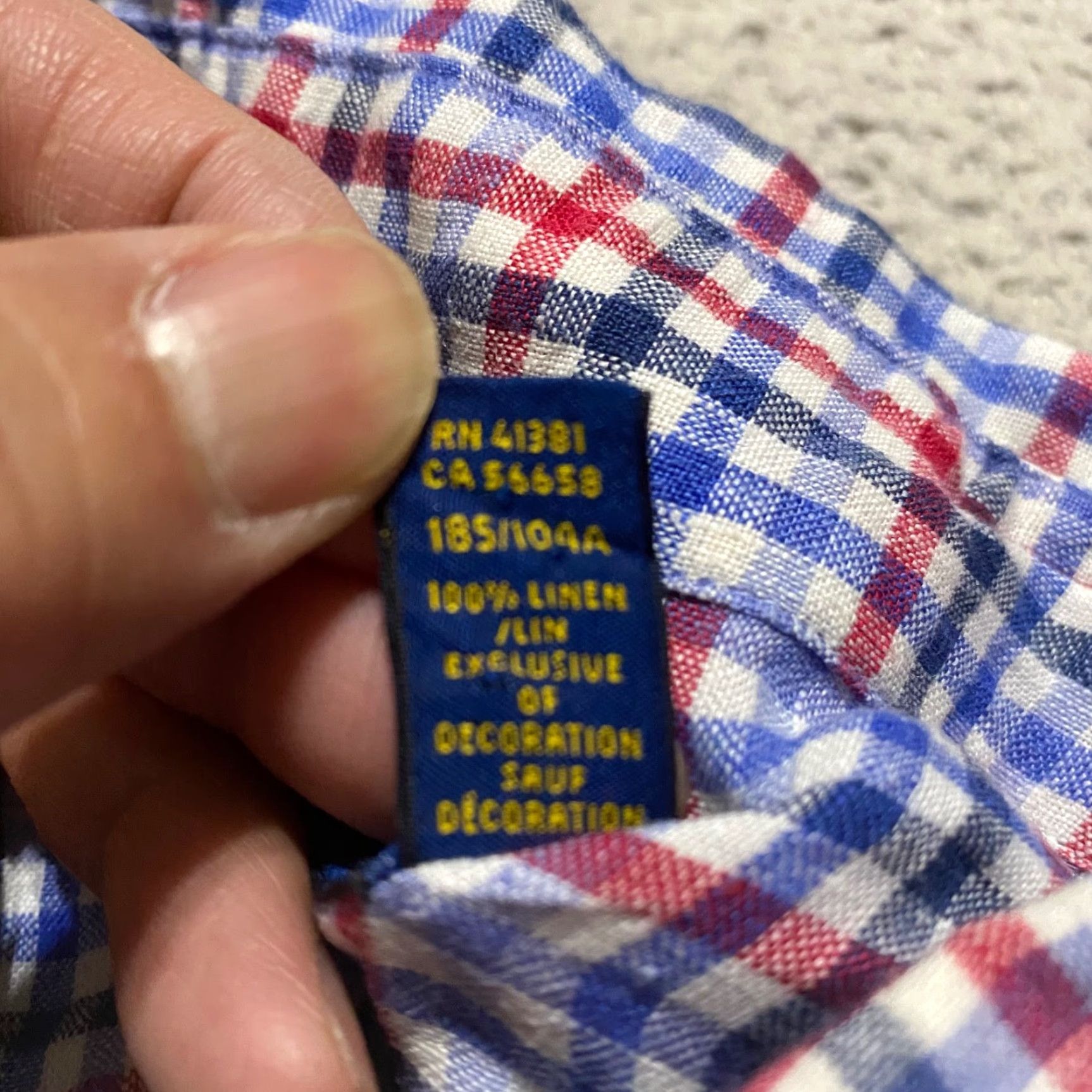Ralph Lauren Ralph Lauren Mens XL Shirt Multicolor Plaid Check Long Sleeve Button-Down Collar Size US XL / EU 56 / 4 - 4 Thumbnail