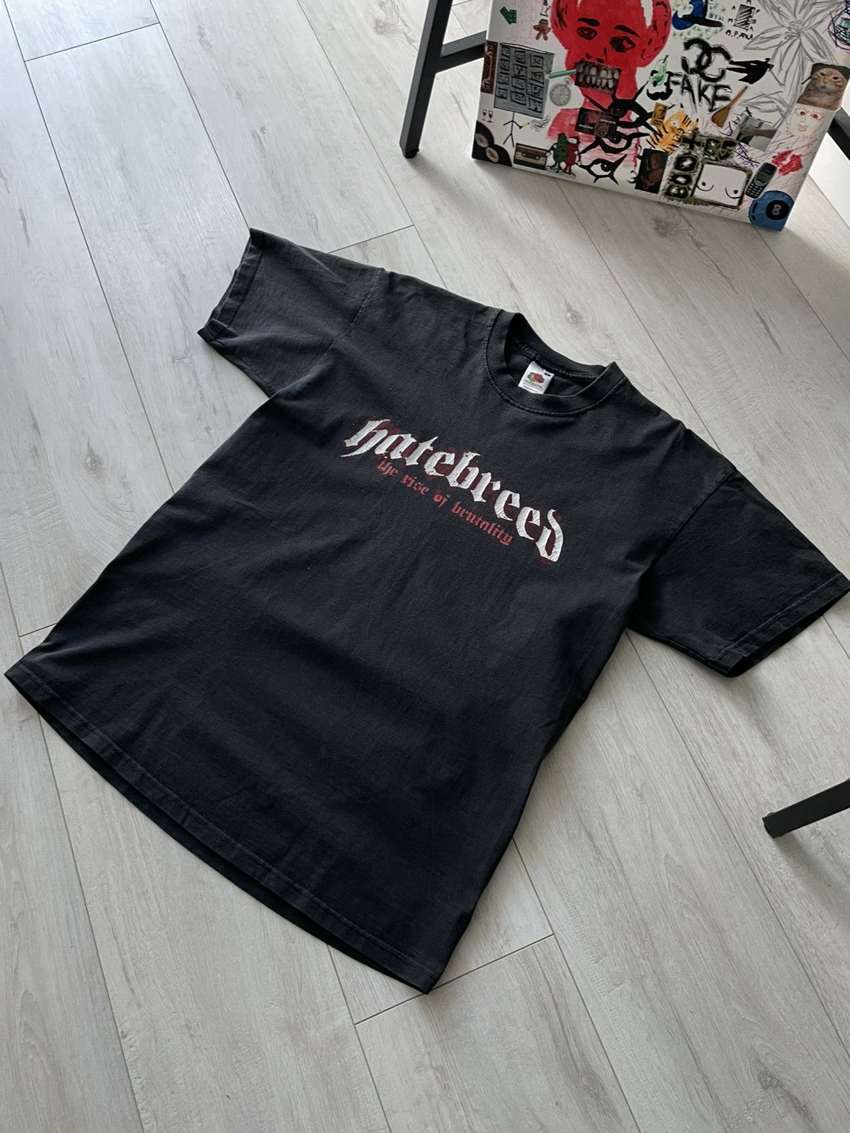 Band Tees Vintage 00’s Hatebreed Band T-Shirt Hard Metal RARE Size US M / EU 48-50 / 2 - 4 Thumbnail