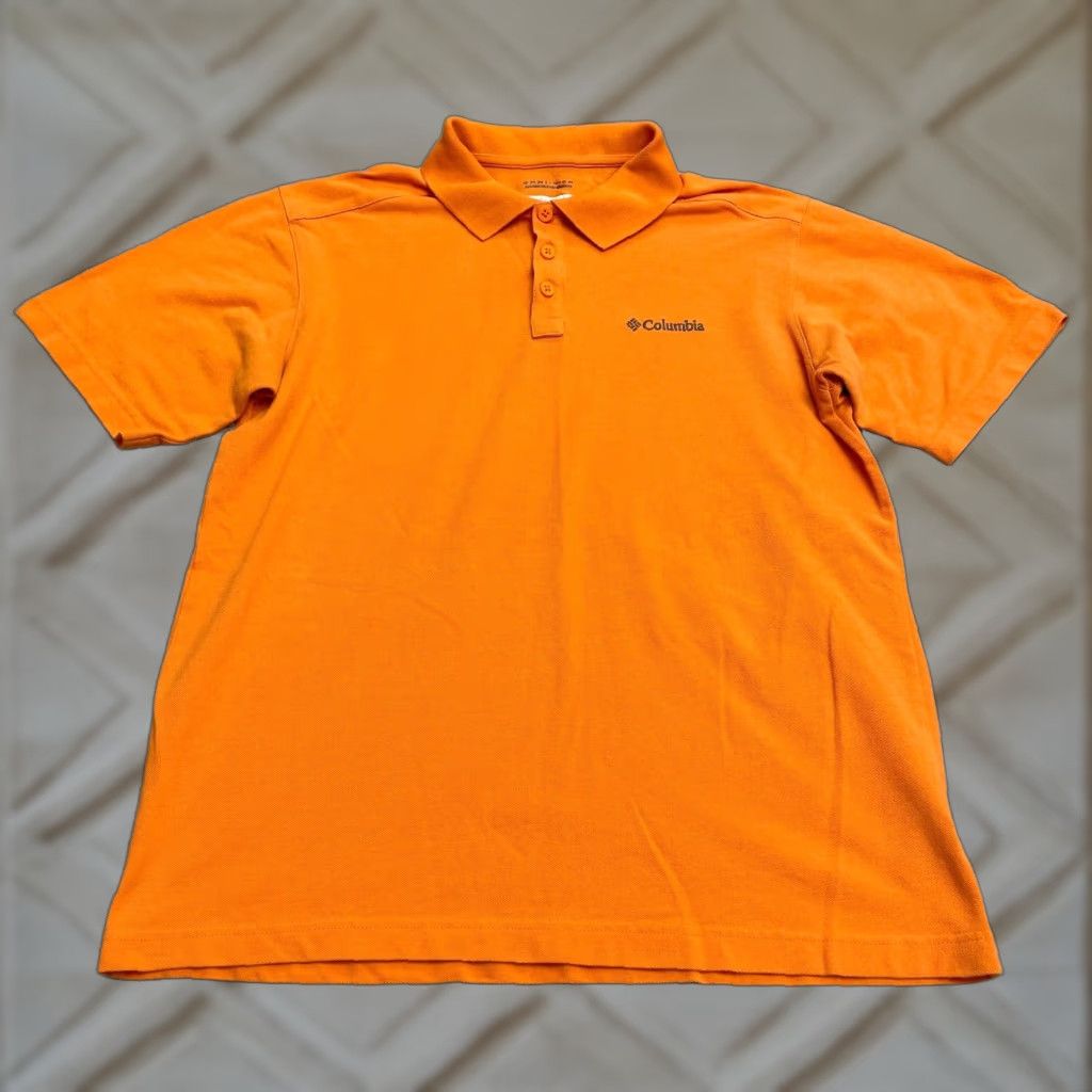 Vintage Columbia Omni Wick Shirt Mens Medium Orange Short Sleeve Collared Active Polo Size US M / EU 48-50 / 2 - 1 Thumbnail