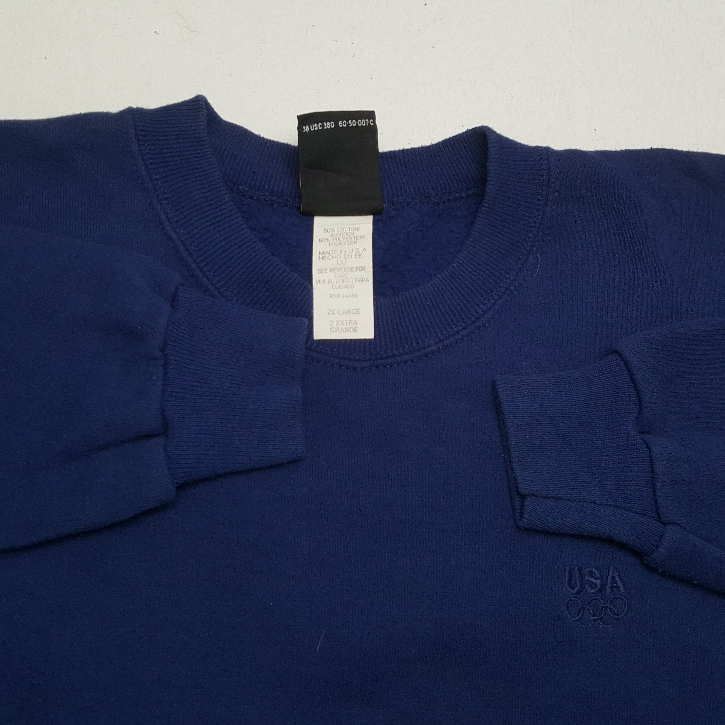USA Olympics × Vintage Vintage 90's OLYMPICS USA Sportswear Promo Sweatshirts Size US XL / EU 56 / 4 - 7 Thumbnail