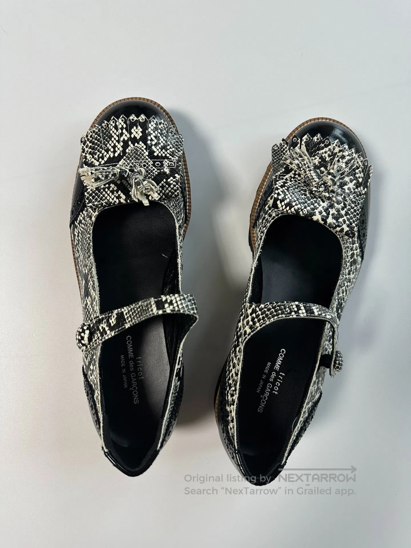 Comme des Garcons Comme des Garcons size23 Rie Kawakubo TRICOT Snake Pattern Size US 5.5 / IT 35.5 - 2 Thumbnail