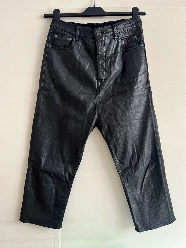 Rick Owens Rick owens Wax coated jeans | Grailed