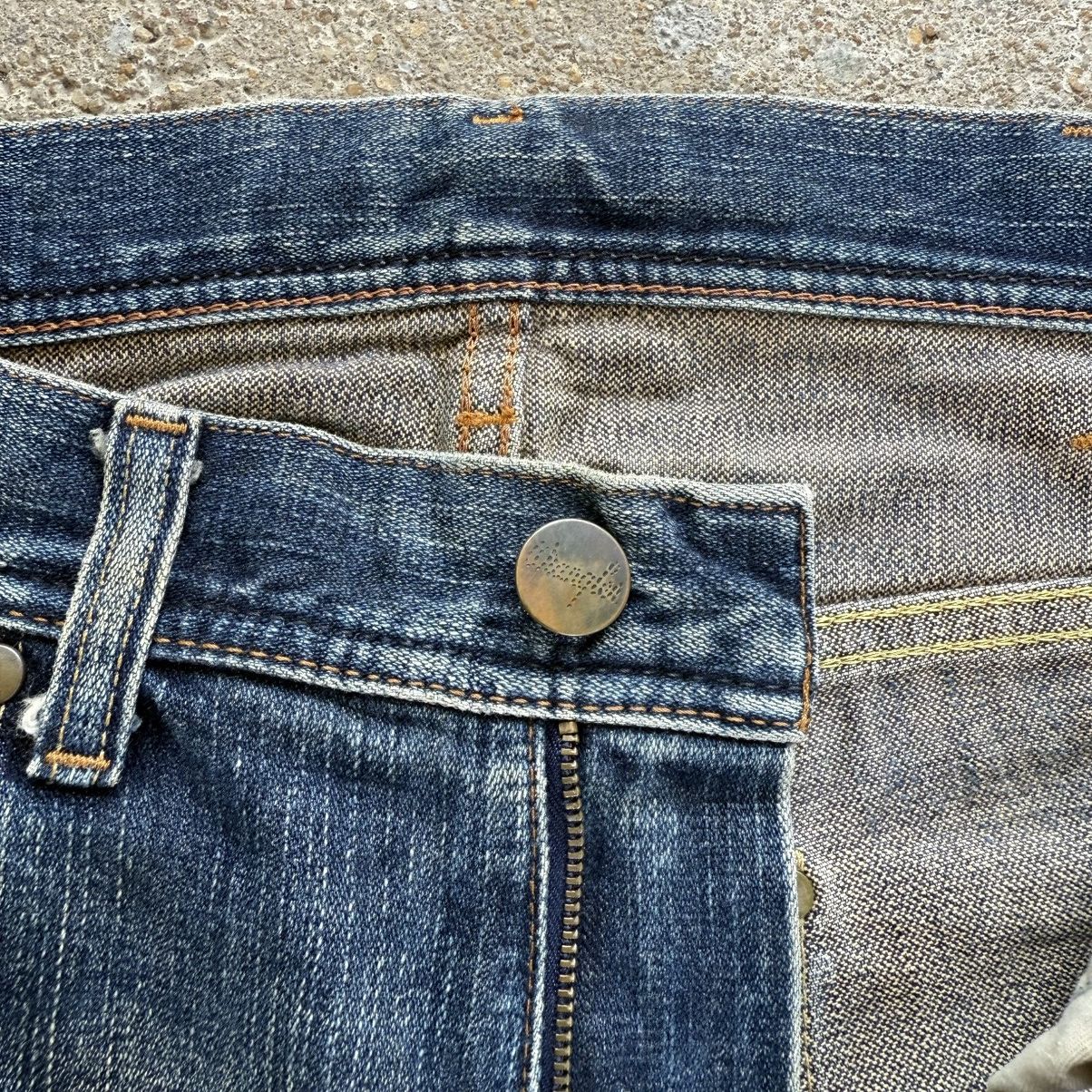 Wrangler VINTAGE WRANGLER FADED JEAN DENIM PANTS Size US 35 - 6 Thumbnail