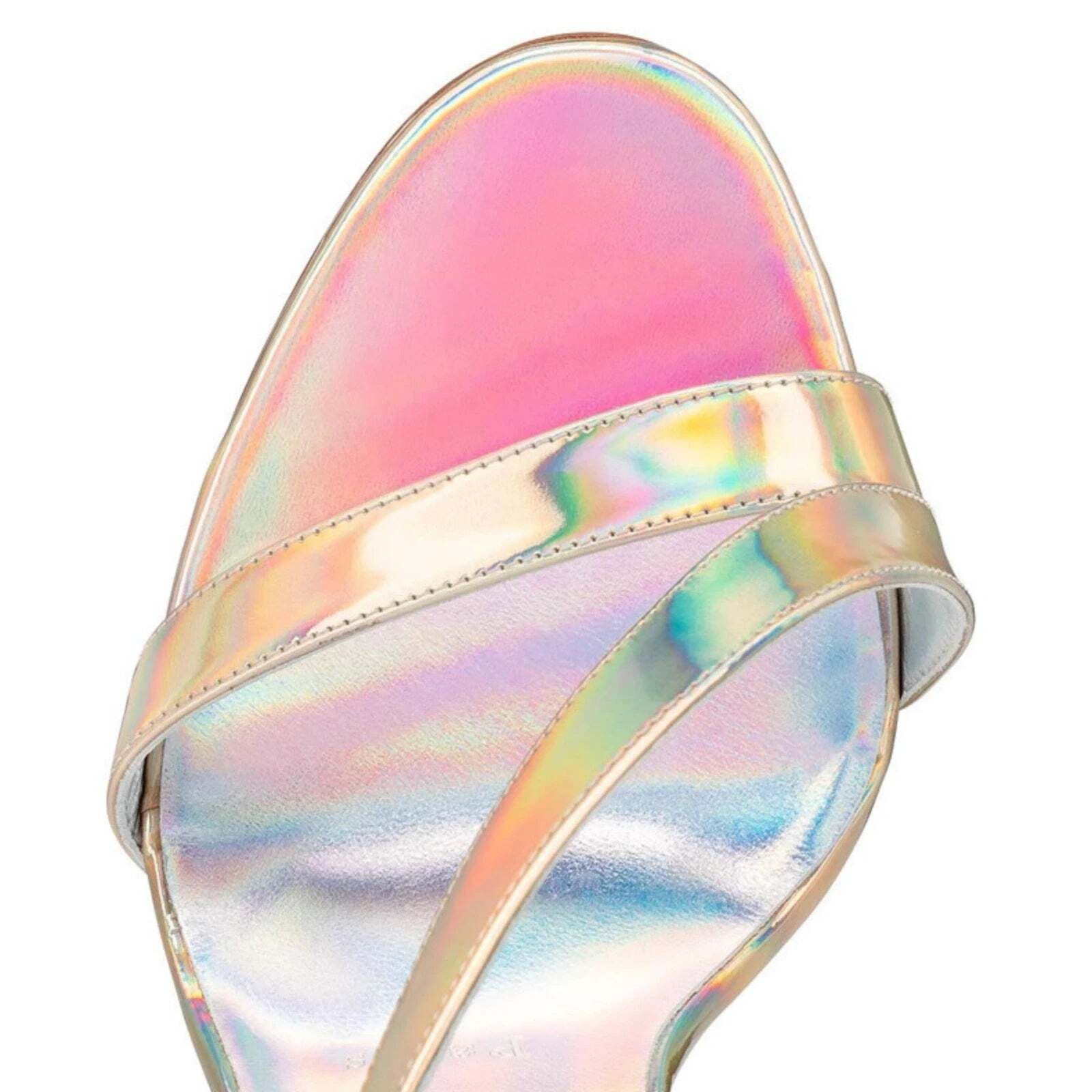 Christian Louboutin Astridal 100 Gold Patent Psychic Strap Sandal Heel Pump 41 Size US 11 / IT 41 - 6 Thumbnail