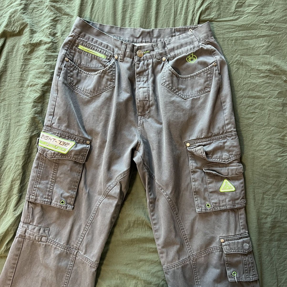 Vintage Grey vintage skater cargo pants Size US 34 / EU 50 - 6 Thumbnail