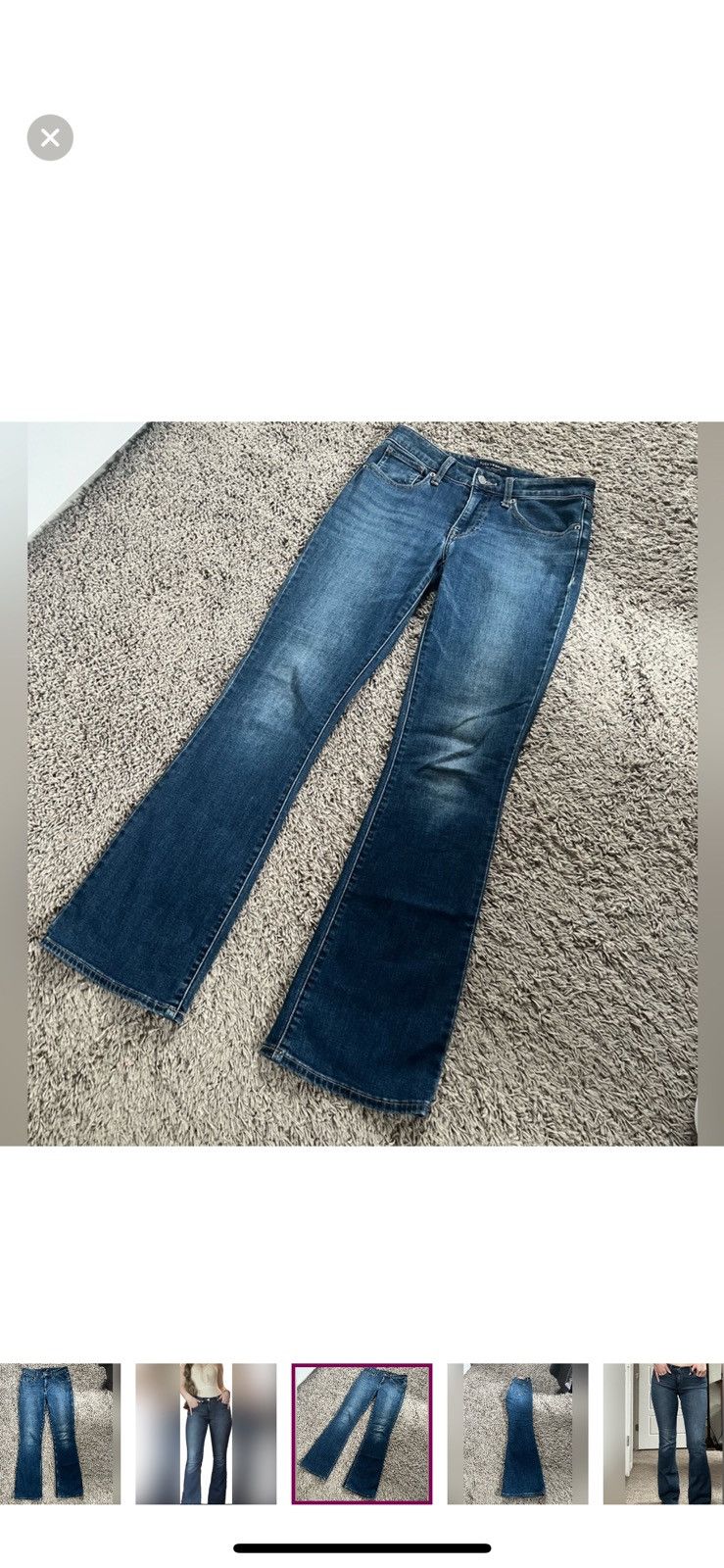 Lucky Brand Lucky Brand "Lolita" Low-Rise Bootcut jeans. Size 27/4. Size 27" / US 4 / IT 40 - 2 Thumbnail