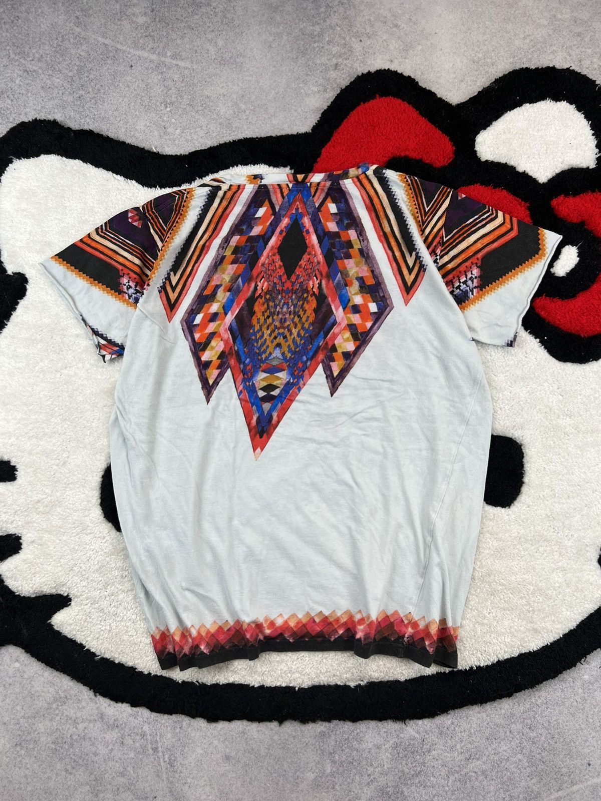 Balmain Balmain Vintage Multicoloured Rare Print Y2K Tee Shirt Size US M / EU 48-50 / 2 - 8 Thumbnail
