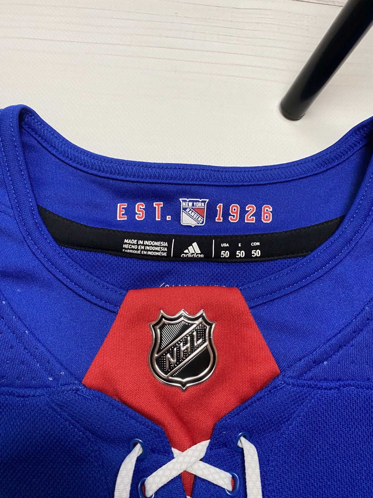 Adidas Adidas New York Rangers signed #93 Zibanejad NHL jersey Size US M / EU 48-50 / 2 - 3 Thumbnail