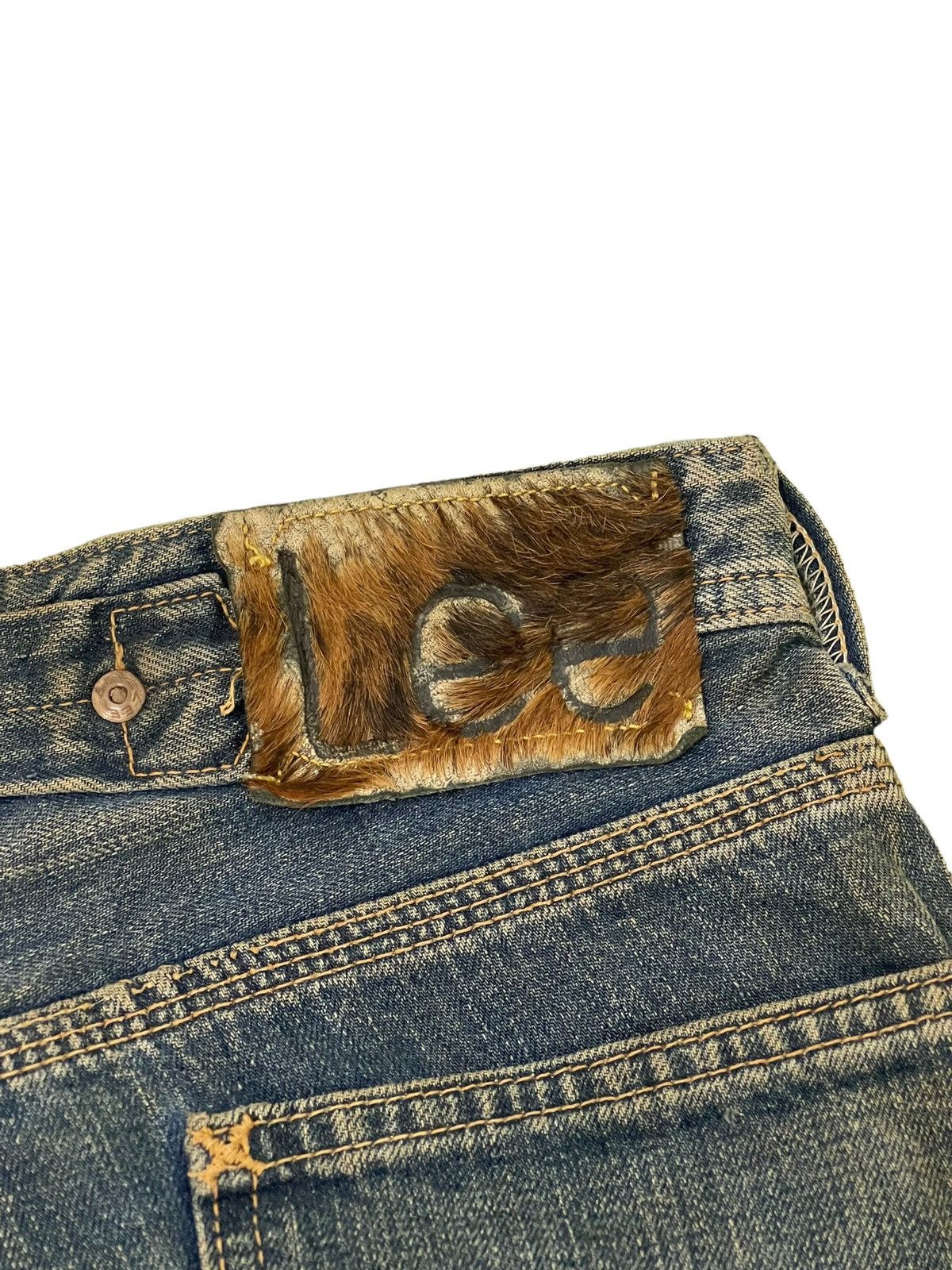 Lee 1930s 1101 Lee Cowboy Vintage Buckle Back Selvedge 8🟦7 Size US 30 / EU 46 - 12 Thumbnail