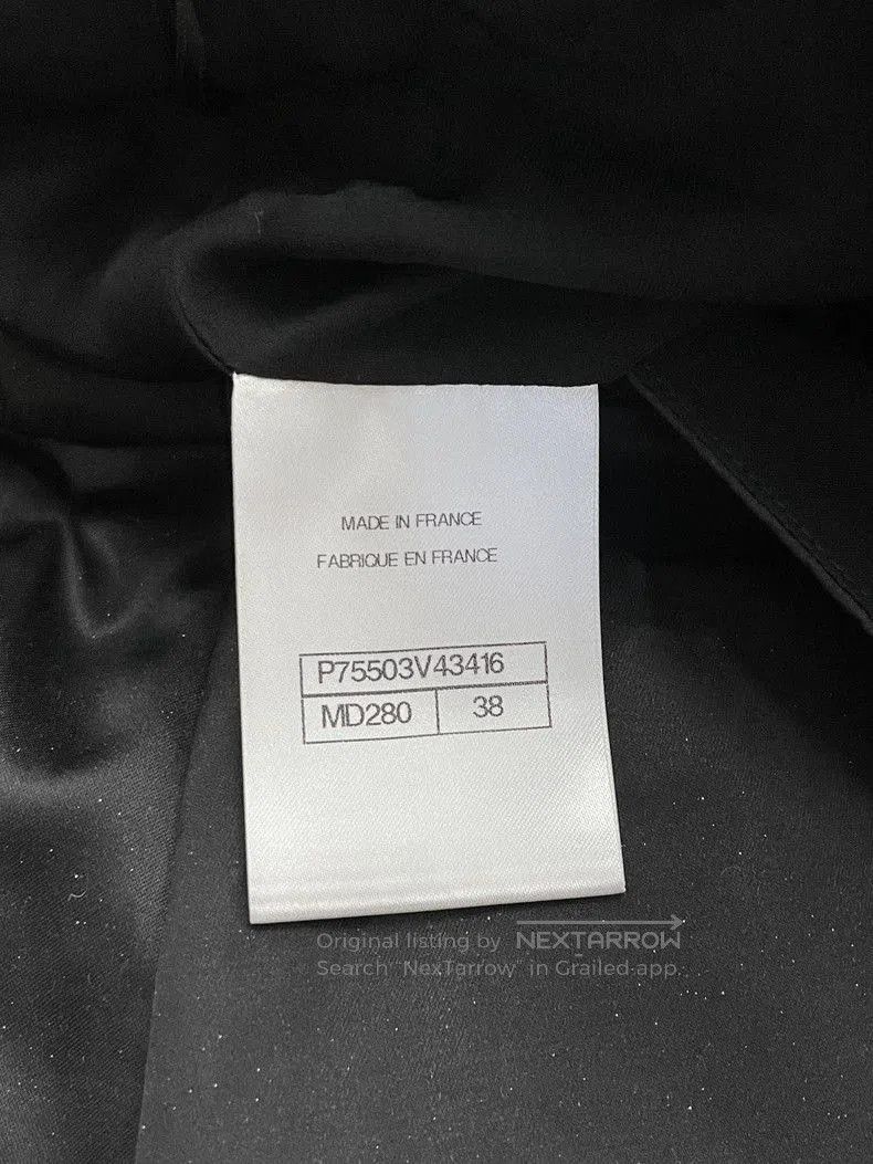Chanel Chanel Black Sparkle Pleated Mini Skirt. Size US 38 / EU 54 - 6 Thumbnail