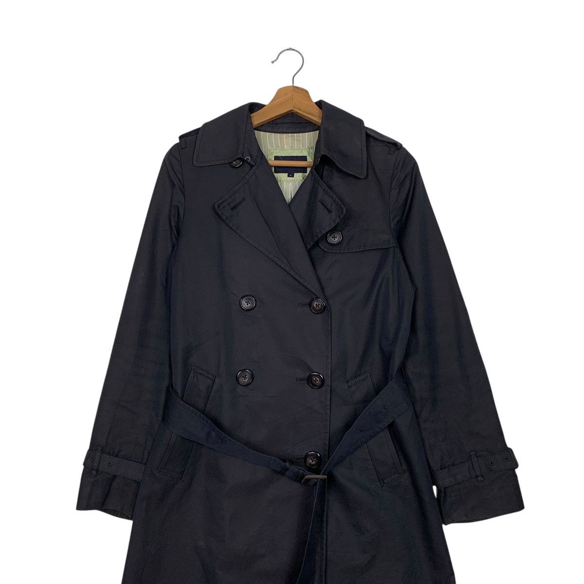 SHIPS Japanese Brand Ships Double Breasted Trenchcoat Size M / US 6-8 / IT 42-44 - 3 Thumbnail