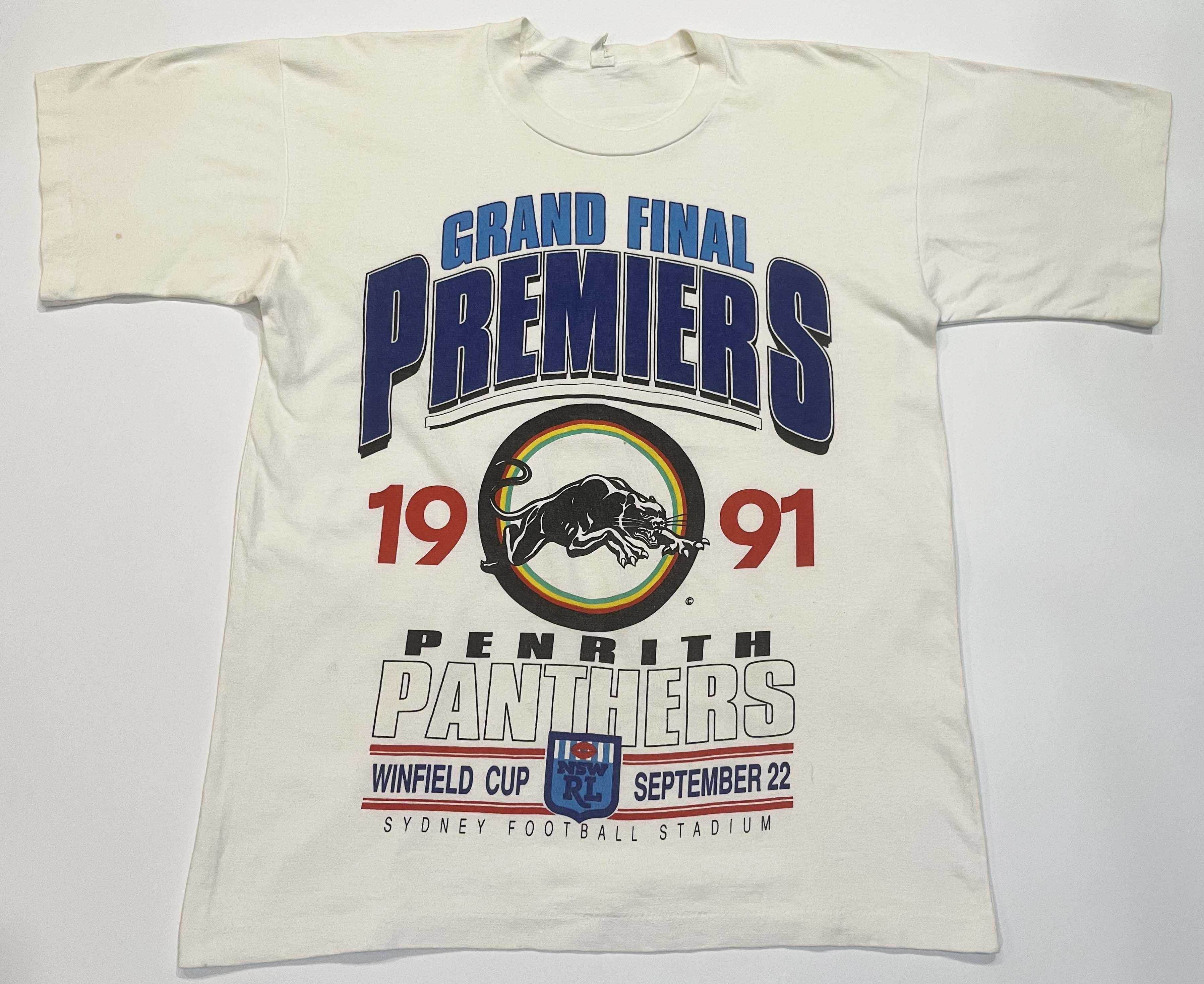 Vintage Vintage Penrith Panthers Australian Rugby League T-Shirt Size US L / EU 52-54 / 3 - 1 Thumbnail