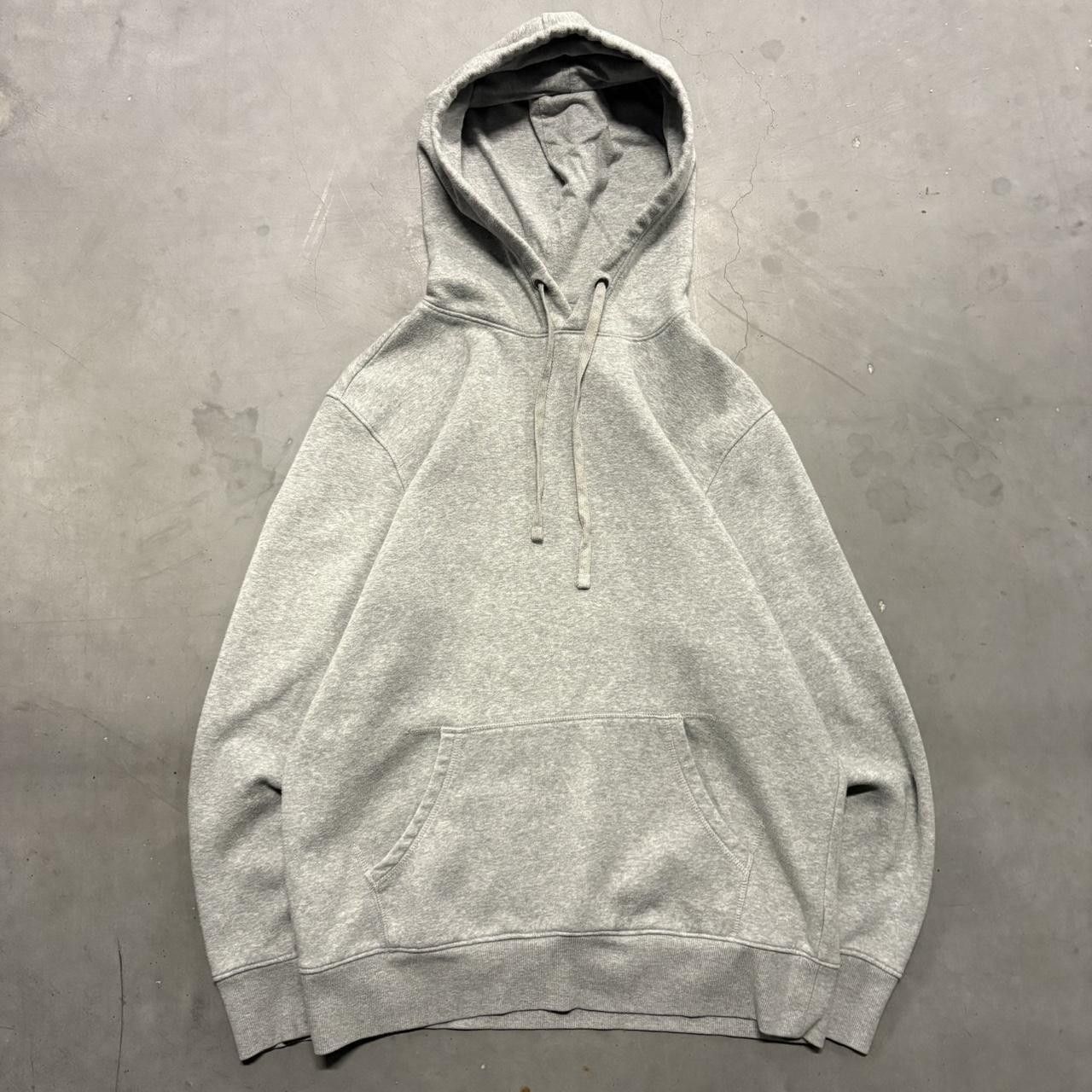Vintage Vintage Y2K No Branding Blank Grey Minimalist Hoodie! Size US M / EU 48-50 / 2 - 1 Thumbnail