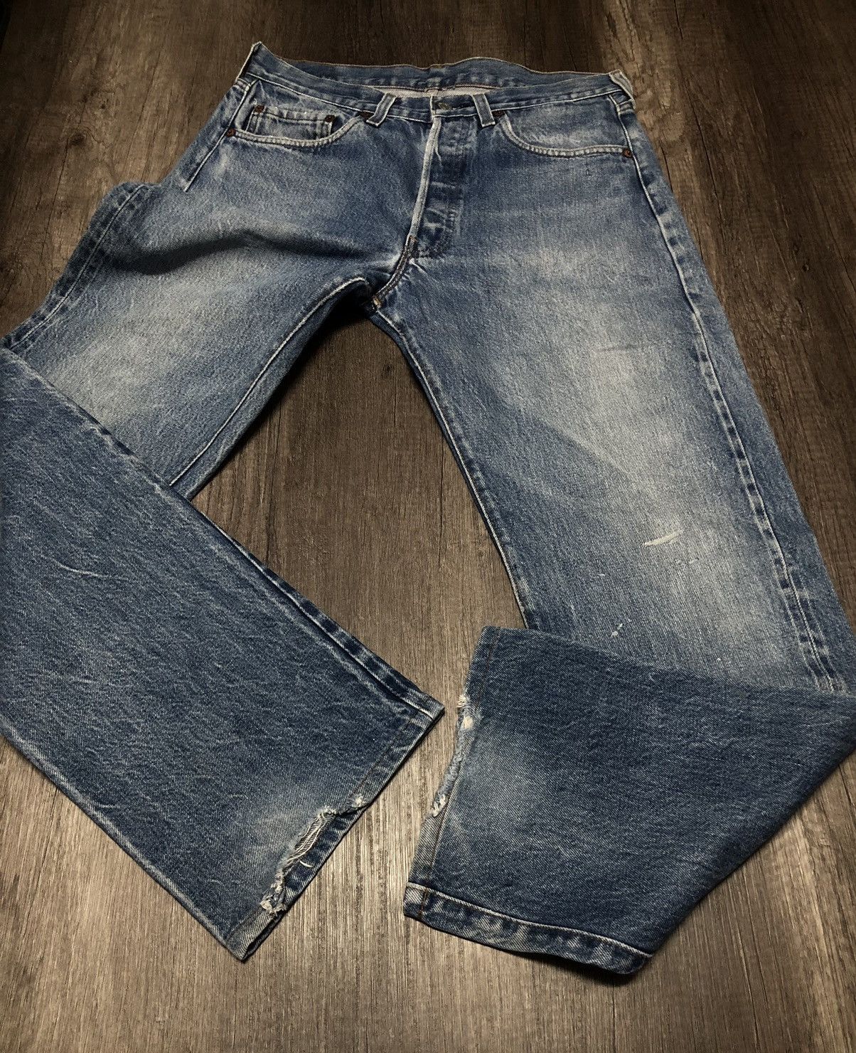 Levi's × Levi's Vintage Clothing Vintage Levi's button stamp 524 Rindem Selvedge Jeans Size US 30 / EU 46 - 25 Thumbnail