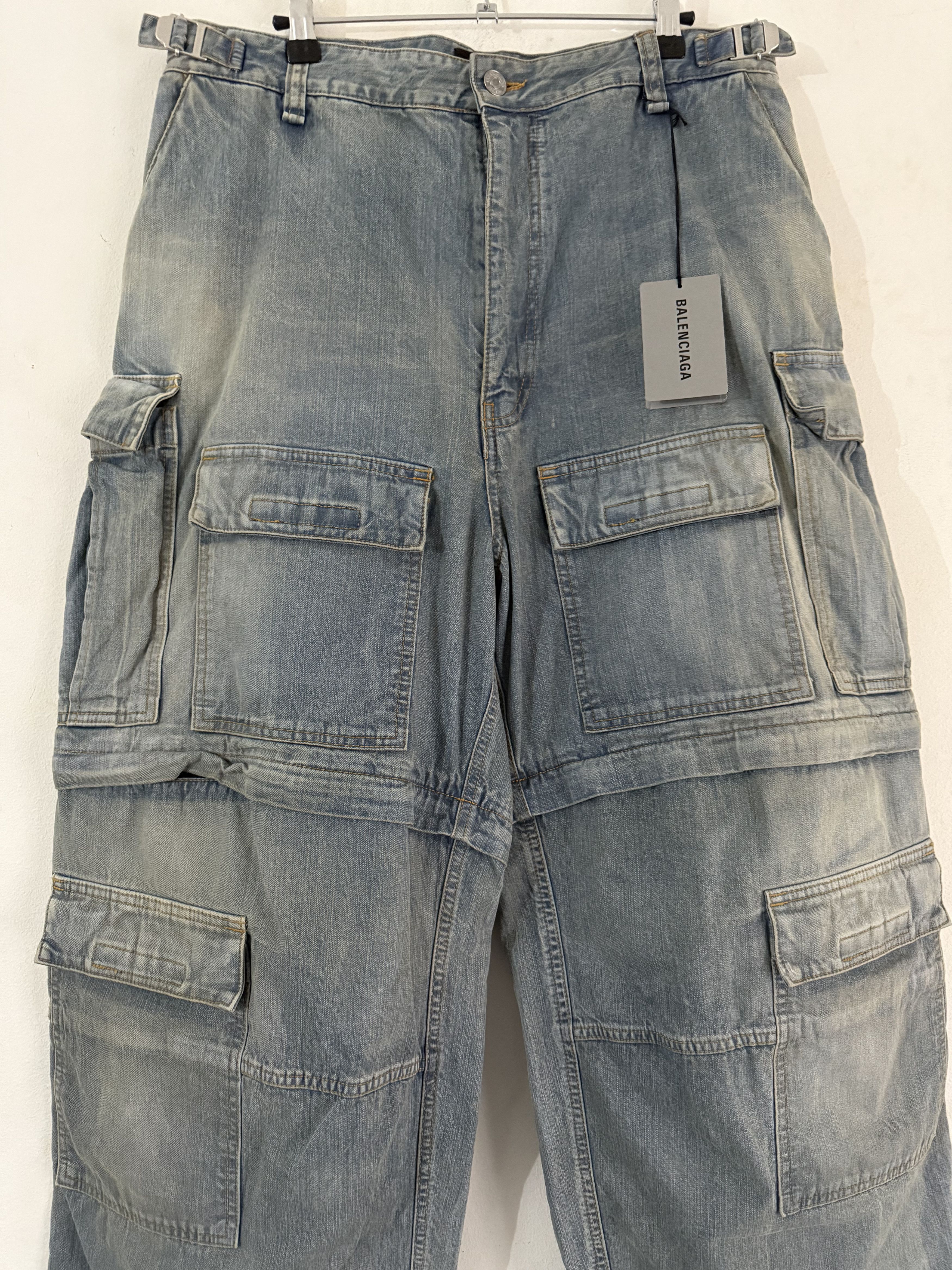 Balenciaga Balenciaga Reversible Cargo Jeans Size US 32 / EU 48 - 6 Thumbnail