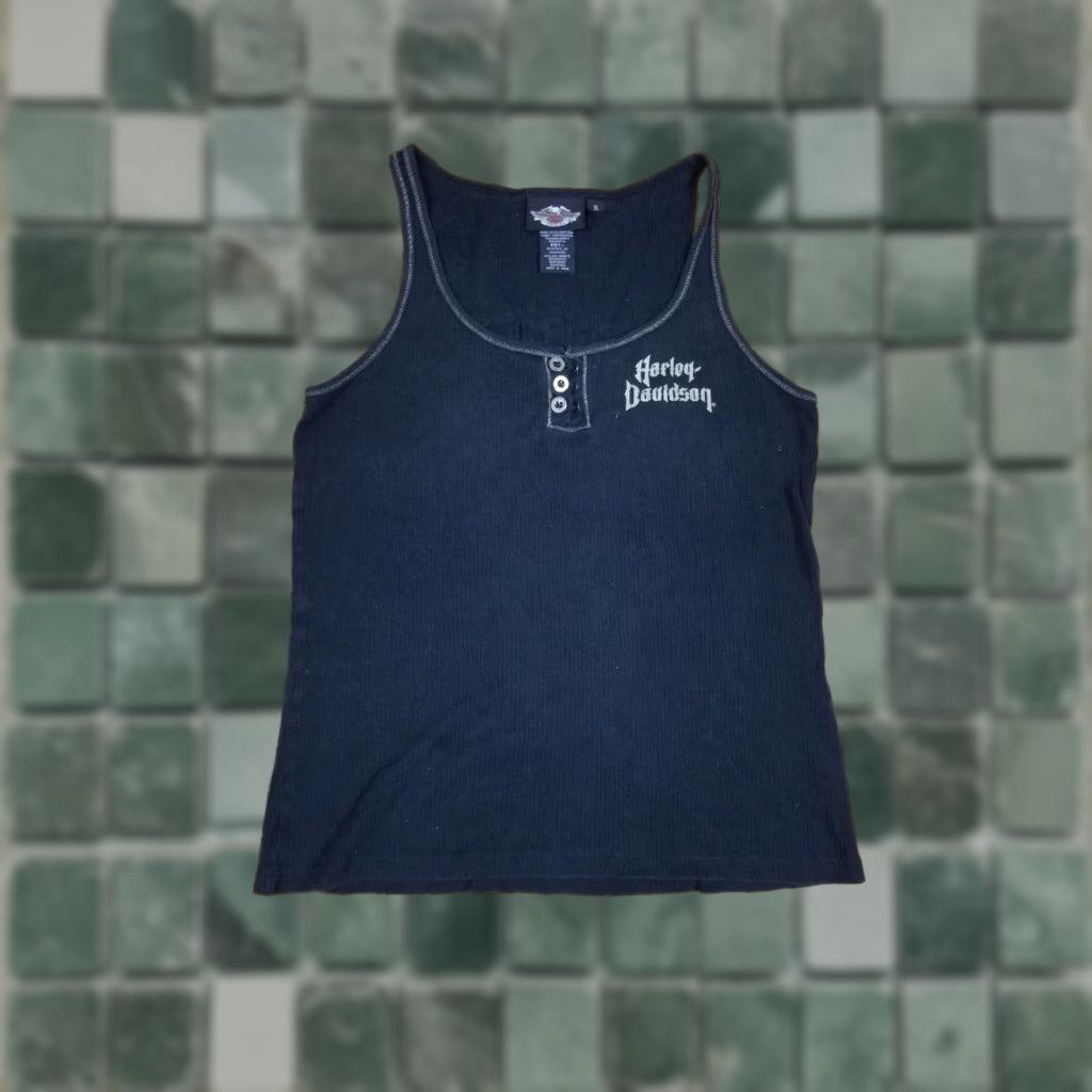Harley Davidson VINTAGE Harley-Davidson Sturgis Motorcycle Tank Top XLarge Tank Womens XS? No size confusion? XL. Size XL / US 12-14 / IT 48-50 - 1 Thumbnail